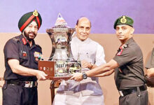 Photo of सीमावर्ती अवसंरचना भविष्य की प्रौद्योगिकी-केन्द्रित युद्धकला में अपरिहार्य बनी रहेगी: बीआरओ सामरिक अवसंरचना सम्मेलन में रक्षा मंत्री का संबोधन