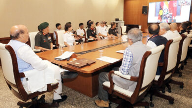 Photo of रक्षा मंत्री ने लखनऊ स्थित कमांड अस्पताल में डिपार्टमेंट ऑफ मिलिट्री मेडिसिन का वर्चुअल माध्यम से उद्घाटन किया