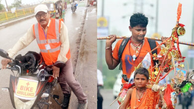 Photo of कांवड़ मार्गों पर दौड़ रहीं बाइक एंबुलेंस, मिनटों में मिल रहा उपचार